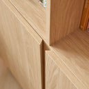 Wide Bookcase Oak & Sand Beige - Muve Young VOX
