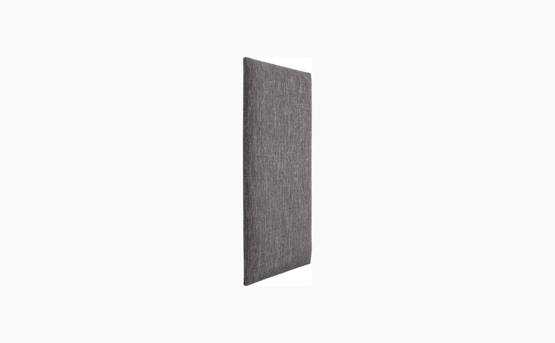 Wide Rectangular Upholstered Panel 30x60 - Grey Melange Soform Wall Panels 2