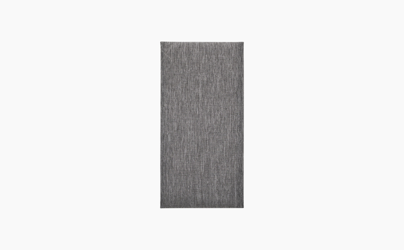 Wide Rectangular Upholstered Panel 30x60 - Grey Melange Soform Wall Panels