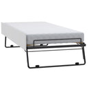 Day-bed with bottom bed - white