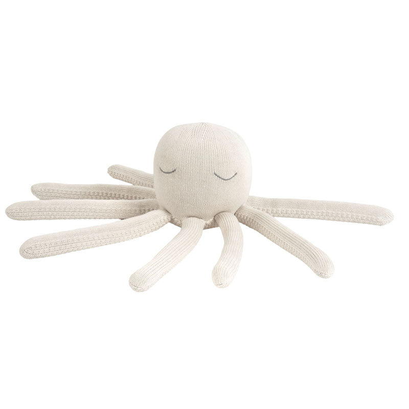 Octopus soft toy - cream color