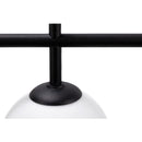 Hanging light DIONE 5- Milky white color