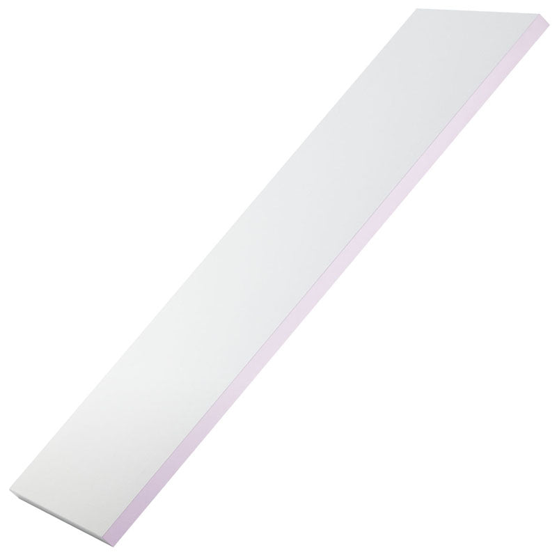 Filler for shelf - Slash shape with white body and pink & blue edges