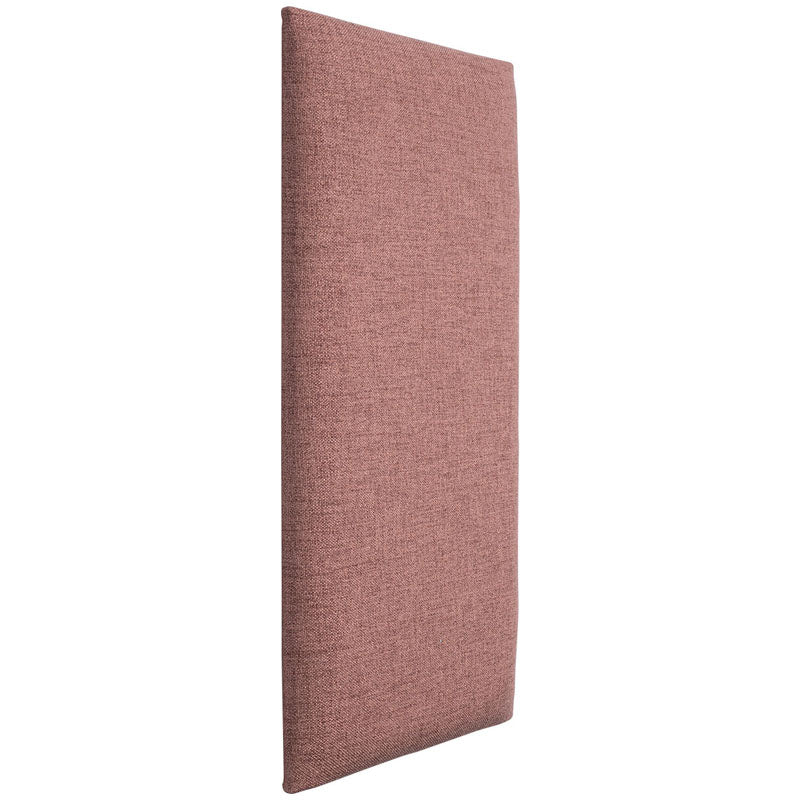 Wide Rectangular upholstered panel - Pink Melange - VOX Furniture UAE