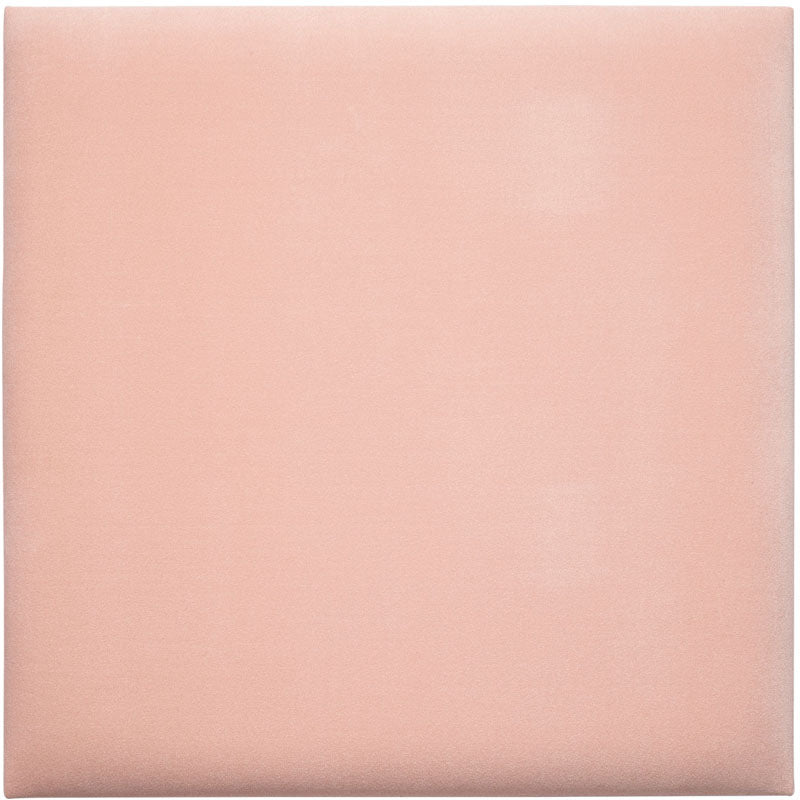 Square upholstered panel - Light pink velvet matt - VOX Furniture UAE