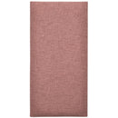 Wide Rectangular upholstered panel - Pink Melange - VOX Furniture UAE