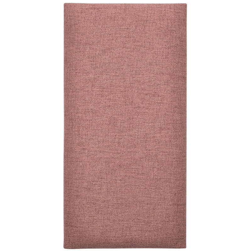 Wide Rectangular upholstered panel - Pink Melange - VOX Furniture UAE