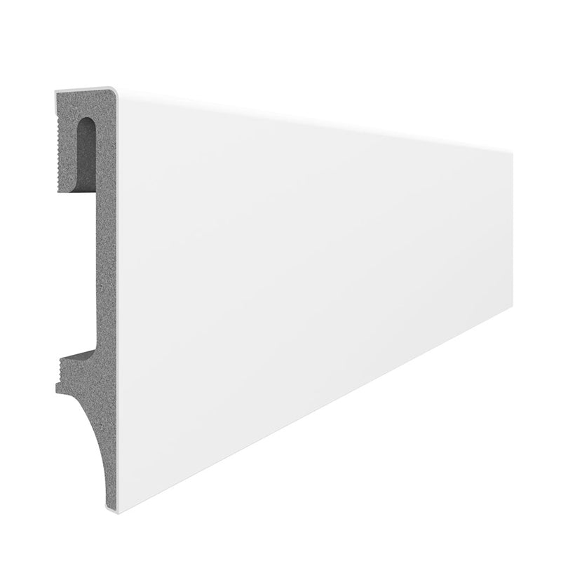 ESPUMO Skirting Board 201 - White - VOX Furniture UAE