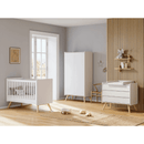 Сot bed 140x70 cm vintage white/oak