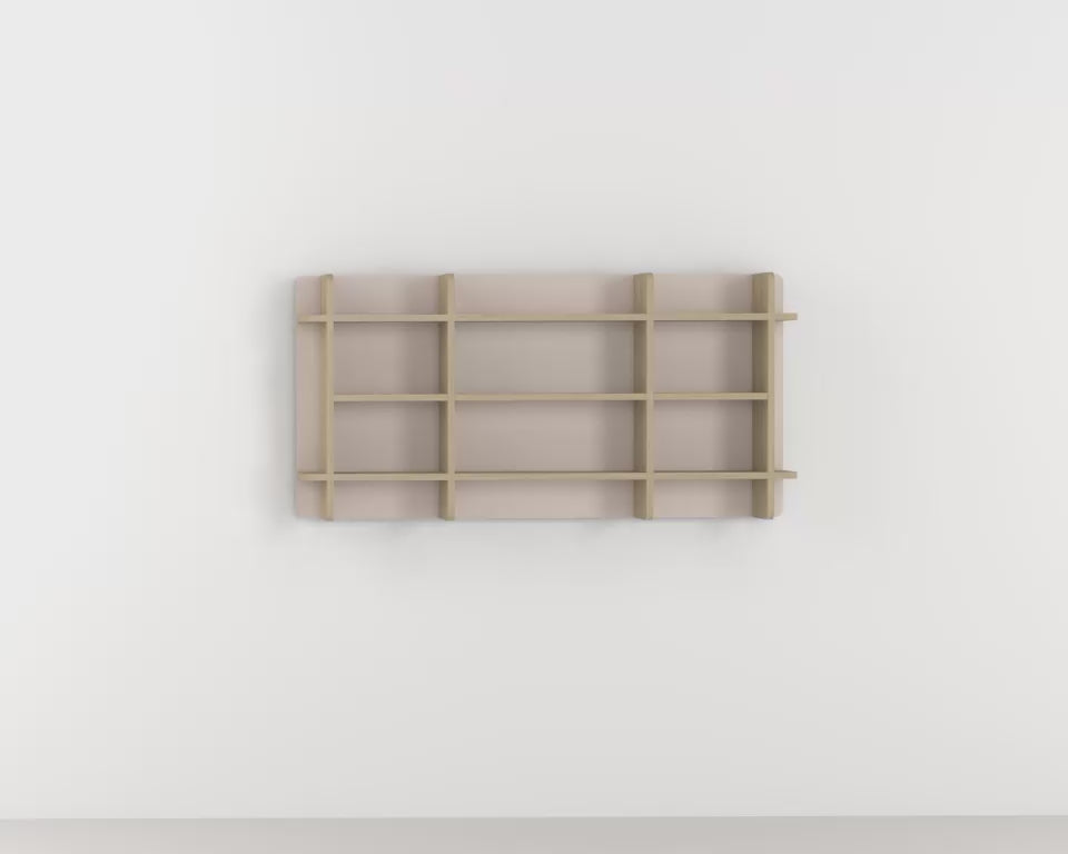 Collector's Wall Shelf Oak & Sand Beige - Muve Young VOX