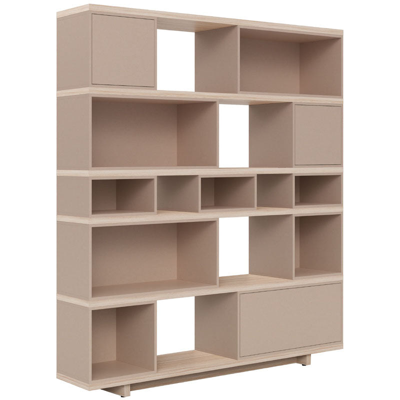 Bookcase 138cm wide-cava beige