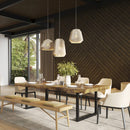 Soffit ceiling panels without perforation - Mahogany 3.05m