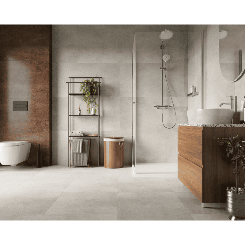 SPC Flooring Concrete Dust 60x60 matt