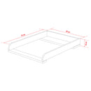 3 Drawer Dresser with changer - pink front