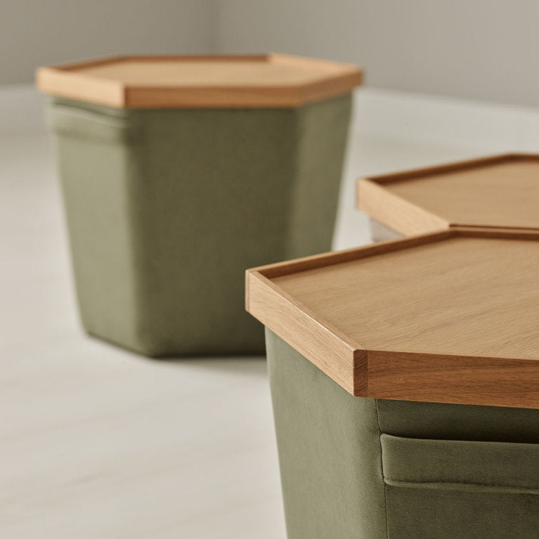 Doppio pouf - green