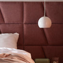 Geo upholstered panel - Mustard Velvet - VOX Furniture UAE