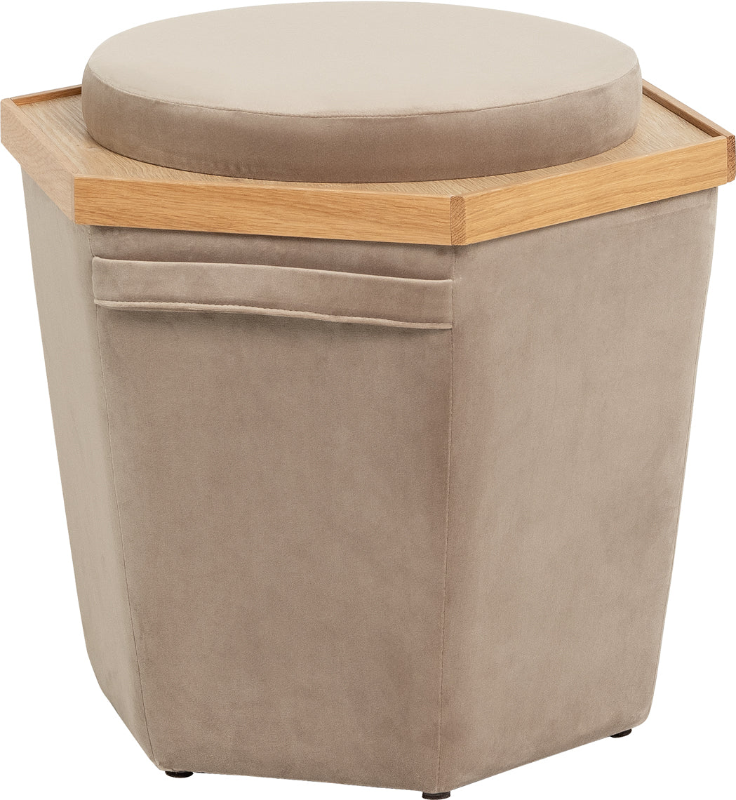 Doppio Pouf - Grey Color