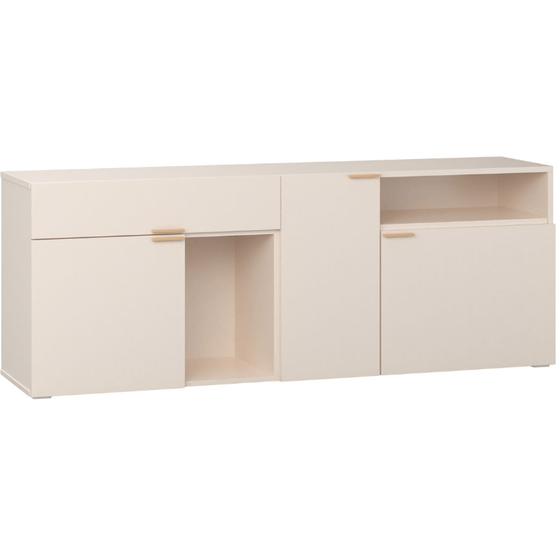 Wide Chest Of Drawers - Sand Beige Color