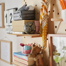 Pegboard Set 2 with pegs & shelves - 60x60 - VOX Furniture UAE