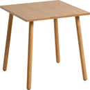 Oak table with 2 stools - VOX Furniture UAE
