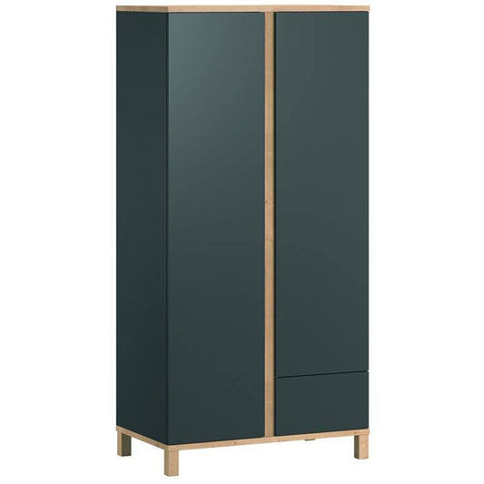 2 Door Wardrobe - Graphite - Voxfurniture.ae