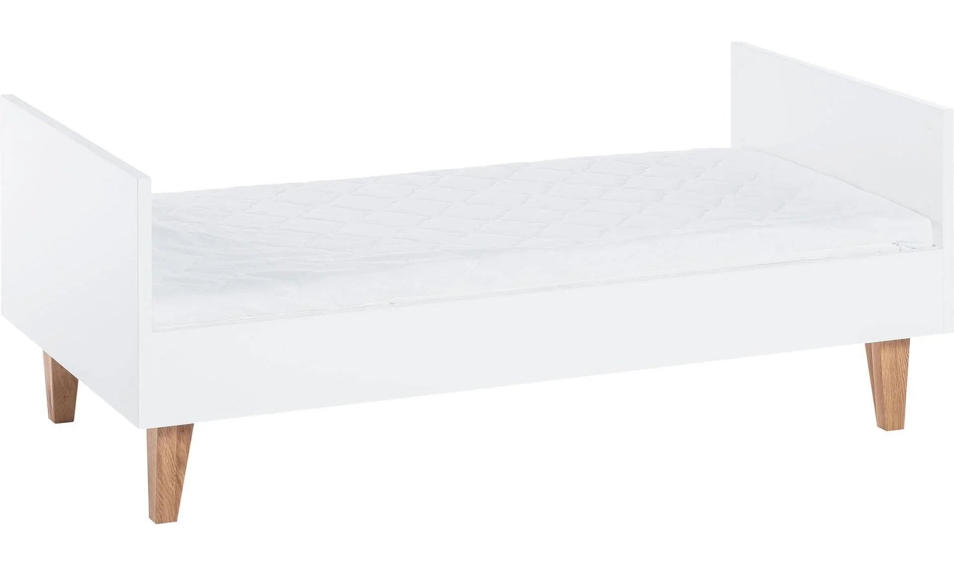 Baby Cot Bed 70x140cm Wide - White Color
