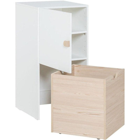 Tall cabinet - White - VOX Furniture UAE