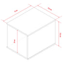 Large box - black - VOX Furniture UAE