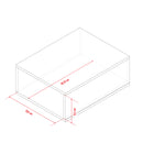 Small box - black - VOX Furniture UAE