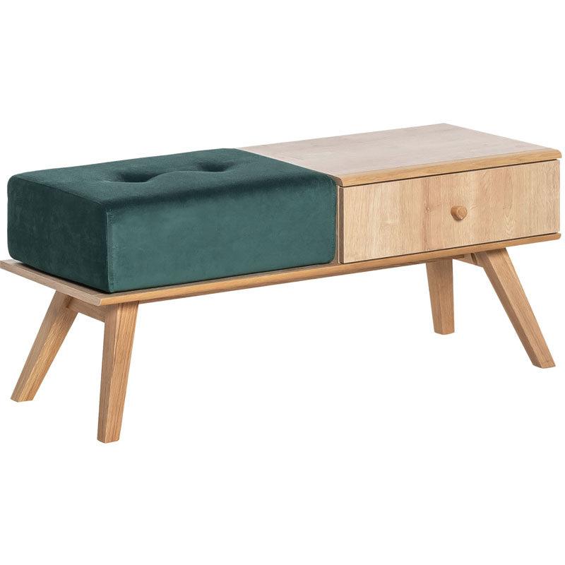 Bench with drawer and cushion - VOX Furniture UAE