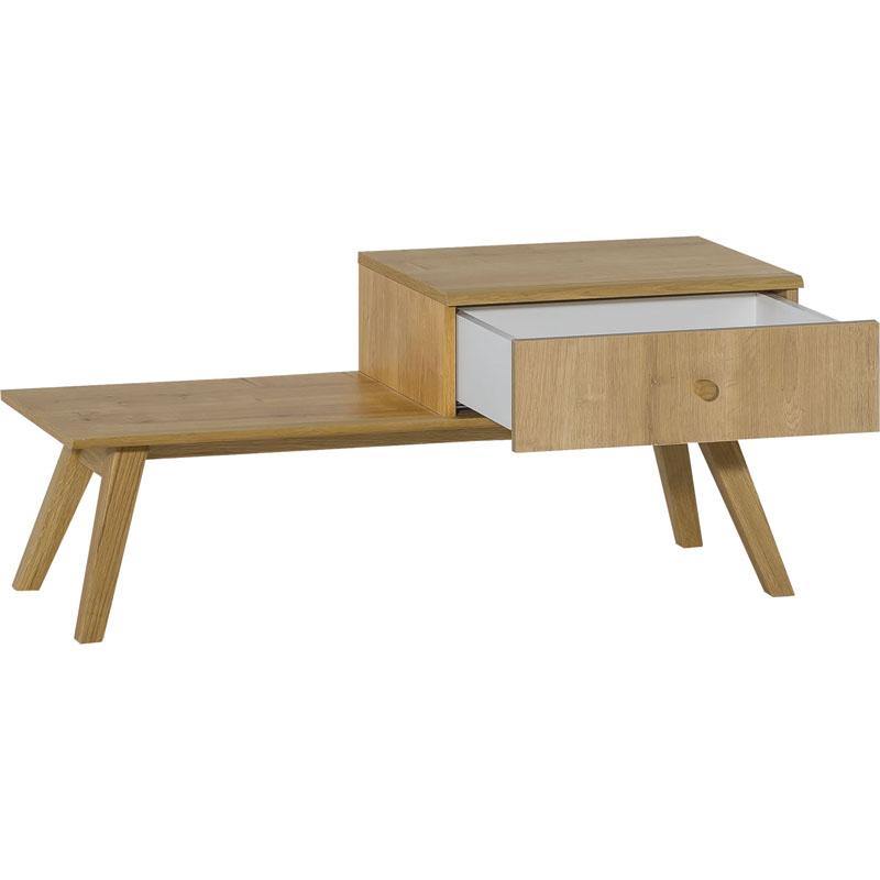 Bench with drawer and cushion - Voxfurniture.ae