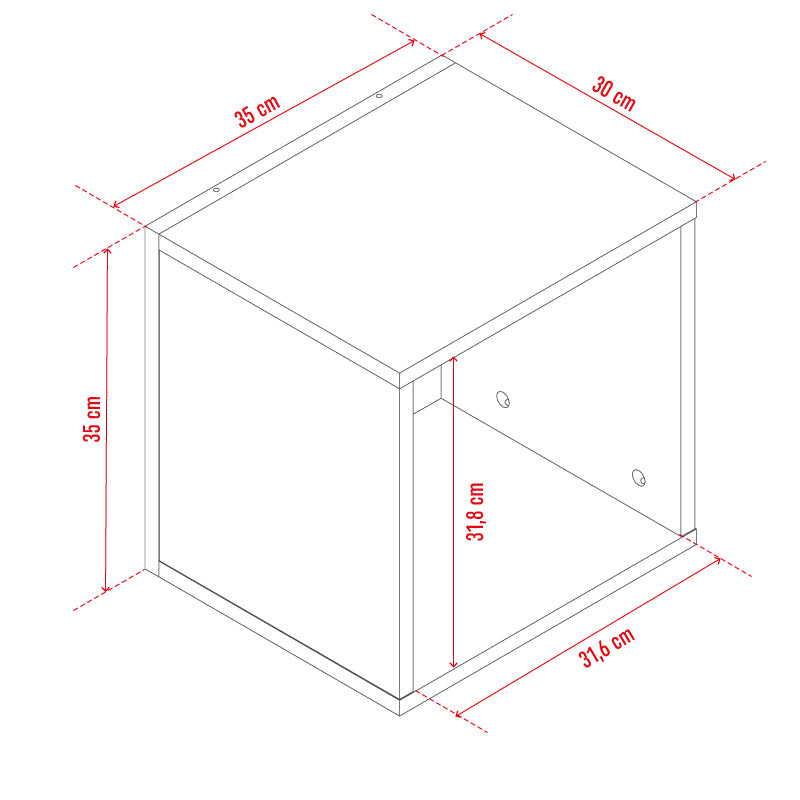 Cube wall shelf - VOX Furniture UAE