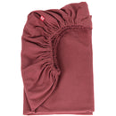 Cot bed fitted sheet- Brick Red Color - VOX Furniture UAE