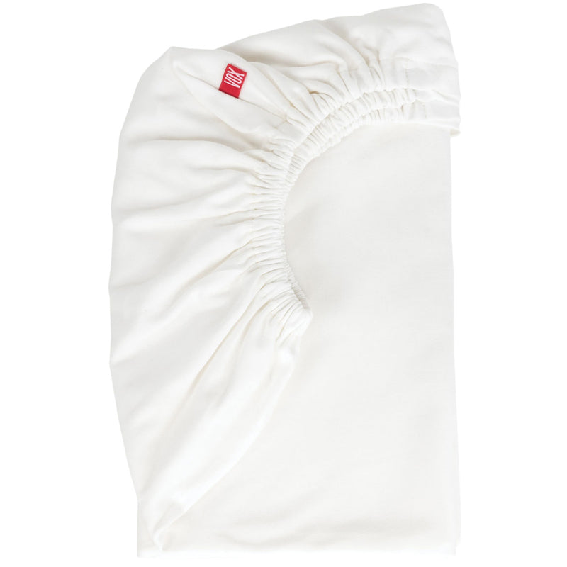 Cot bed fitted sheet- Cream - VOX Furniture UAE