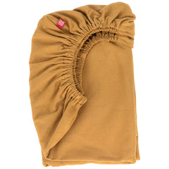 Cot bed fitted sheet - Mustard