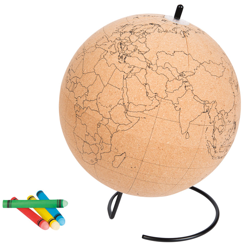 Cork Coloring Globe - VOX Furniture UAE