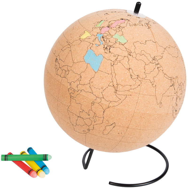 Cork Coloring Globe - VOX Furniture UAE