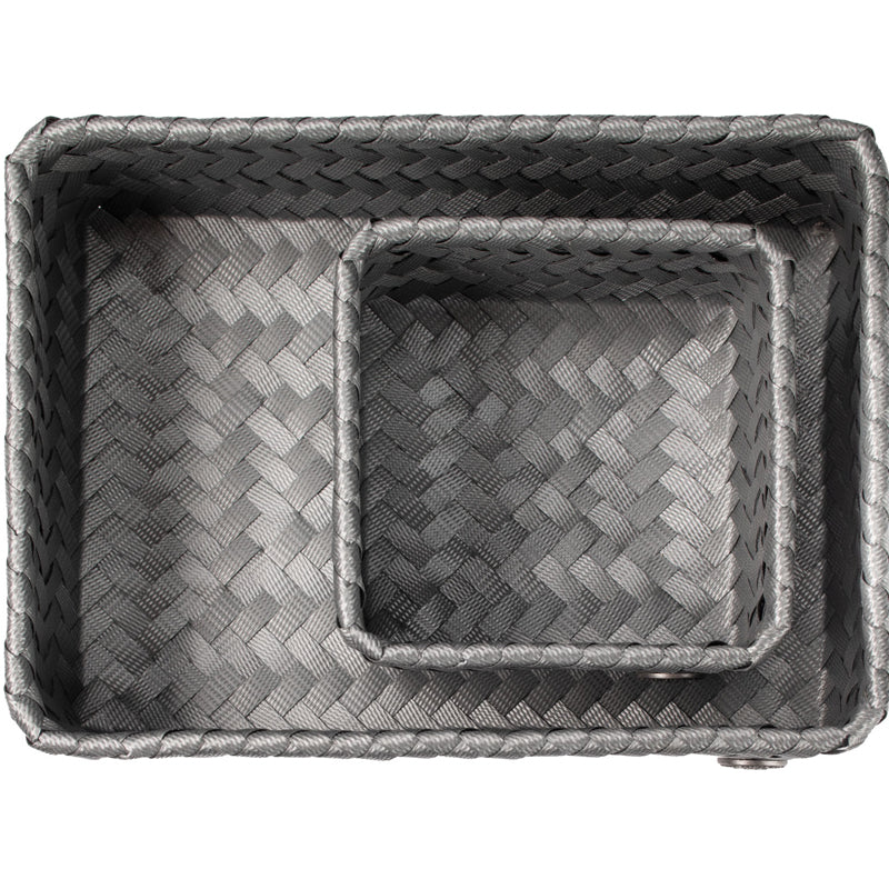 Lars storage Grey- set of 2 pcs - VOX Furniture UAE