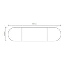 Ready set of upholstered panels- Small grey-pink Soform- 120x30 - VOX Furniture UAE