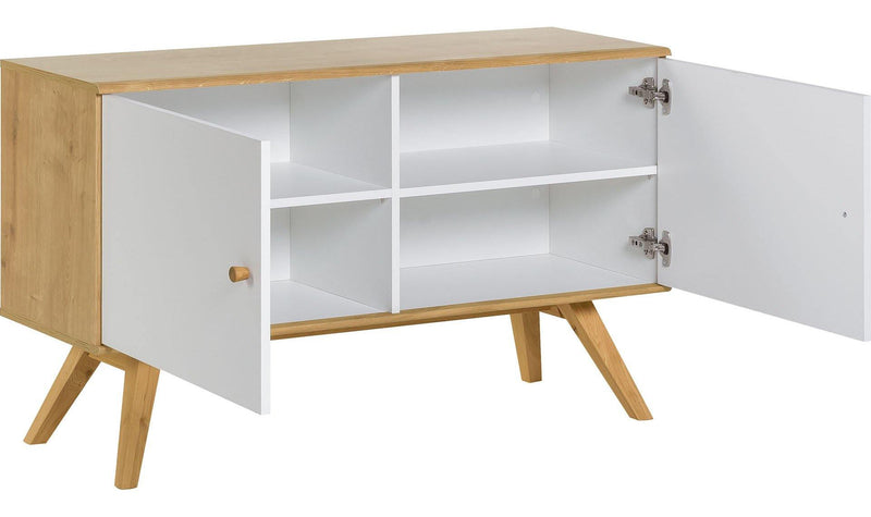 2-Door cabinet -White - Voxfurniture.ae