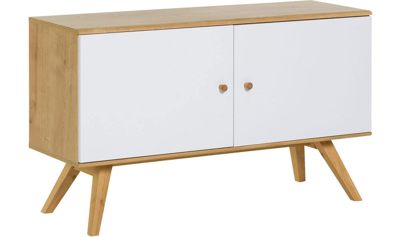 2-Door cabinet -White - Voxfurniture.ae