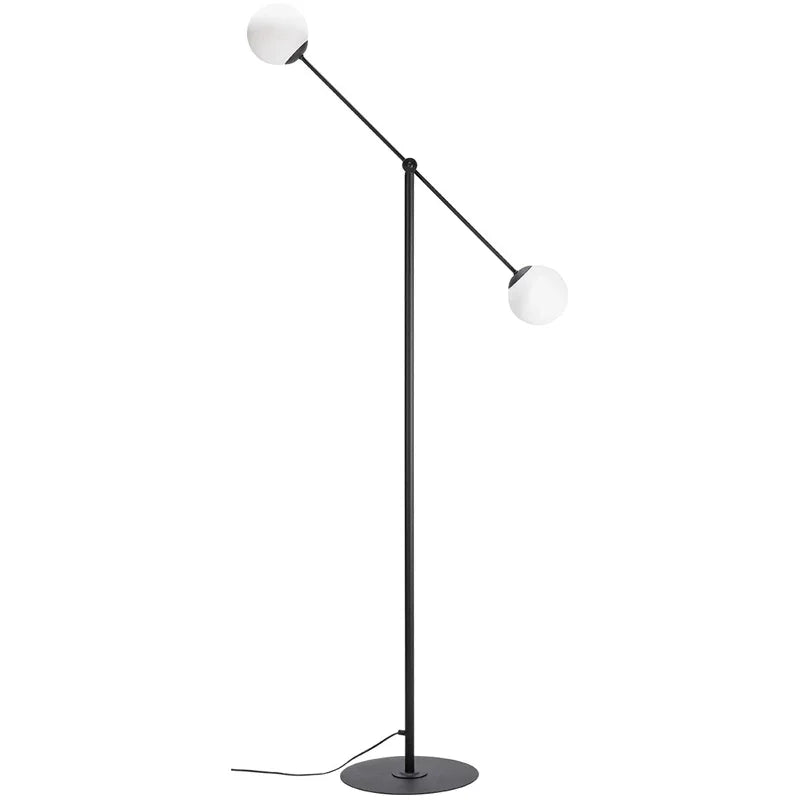 OHIO Floor Lamp - Milky shade - VOX Furniture UAE