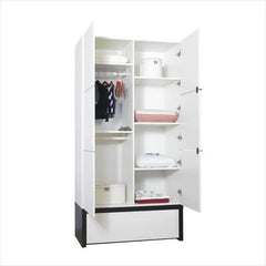 2 Door Wardrobe With Drawer - Young User