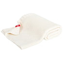 Organic Woven Blanket PURE - Cream Color - VOX Furniture UAE