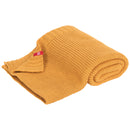 Organic Woven Blanket PURE - Mustard Color - VOX Furniture UAE