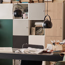 Pendant Light with hanging ball holder - Black - VOX Furniture UAE