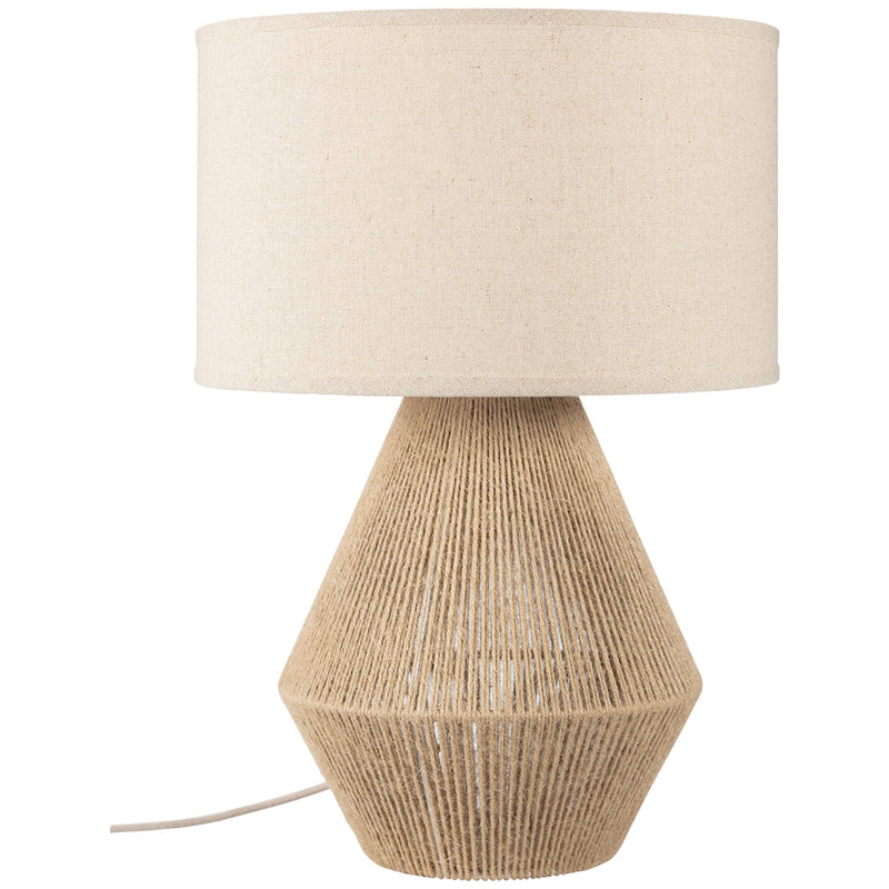 PERO Table Lamp - Jute & linen - VOX Furniture UAE