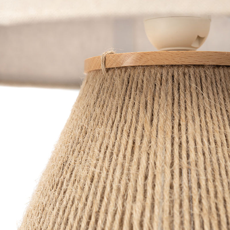 PERO Table Lamp - Jute & linen - VOX Furniture UAE