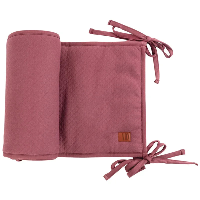 Pure Baby Cot Bumper - Brick Red color - VOX Furniture UAE