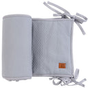 Pure Baby Cot Bumper - Grey color - VOX Furniture UAE